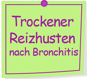 Trockener Reizhusten - Bronchitis